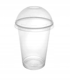 Boxy na jedlo a nápoje - Shake 300 ml Plastový pohár 50ks f78 + kupola