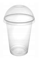 Jednorázové poháre - Pet Cups for Sheikhs 300/425 veko s otvorom 50kpl
