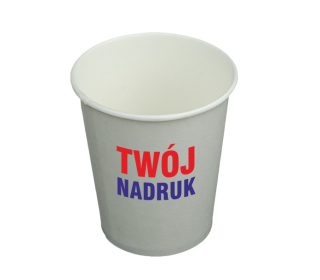 Jednorázové poháre - 200 ml papierových šálok s vašou tlačou 2 farby