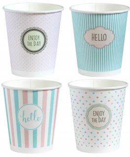 Jednorázové poháre - Kávový papier pre kávové pastely 200/250 ml -100 ks