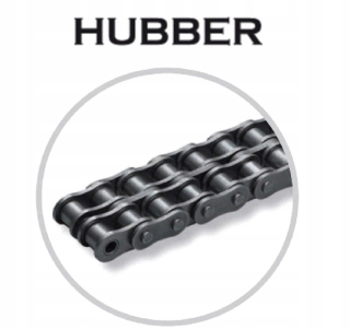 Valčekový reťazec 06b-2 GL 3/8 "5 MB Hubber