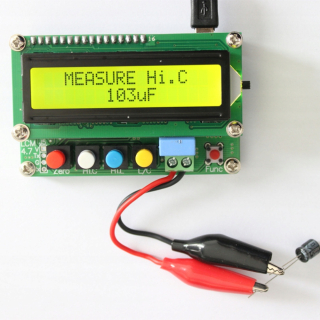LC-100A kapacita C a indukčnosť L meter