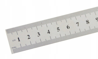 Pravítka CM Stupnica v centimetroch kov 50 cm