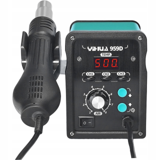 Spájkovací železný zvárací stroj horúci vzduch Yihua 959d 700W