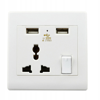 Dvojitá nabíjačka na USB