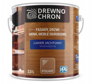 Drewnochet lak bezfarebný 2,5 l semi -matt
