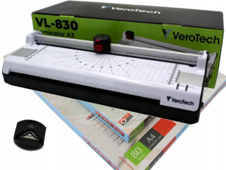 Laminátor A3 + Cutter + zaokrúhlenie + 100 fólií