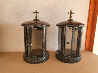 Impala Lantern Gold Silver Grane Grave Monument