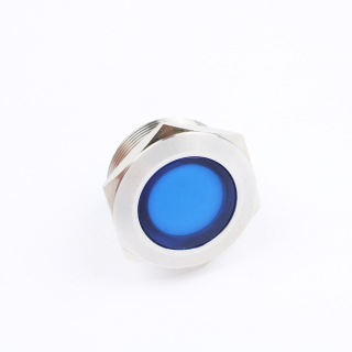 LED kontrolka METAL 9-24V (modrá) 22 mm