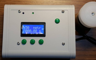 Dĺžka materiálu linky Počítadlo impulzov Automatické