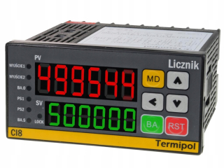 Regulátor - Digitálny meter pulzov CI8 230V 3X NO NC 3A