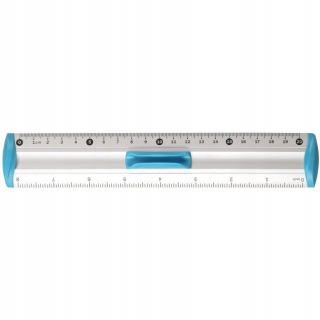 Hliníková línia 30 cm modrá držiak BL040-NC