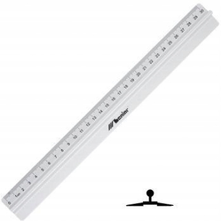 Pravítko s lenivou rukoväťou 20 cm 30286
