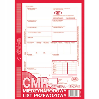 Nákladný list CMR, Michalczyk a Prokop, A4, 1+3k