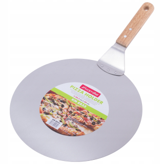 Lopata pizze, chlieb s drevnou rukoväťou