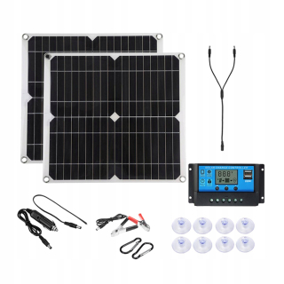 Loviver 50 watt solárne panelové solárne káble vysoké