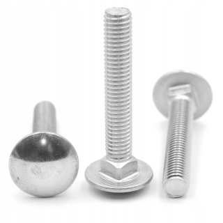 M6x45 Nerezová hradná skrutka A2 DIN 603 50 PCS