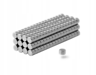 Magnety - MW 3x2 mM N38 Neodymium Magnet. 100 ks.