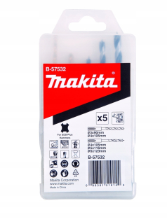 Makita B-57532 Sada vŕtačiek betónové SDS-plus 5 ks