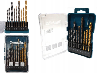 Makita D-71962 Sada vŕtacích vŕtačiek Kovový 9 kov