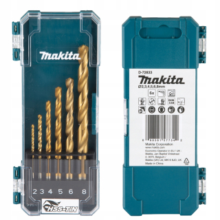 MAKITA D-72833 6 KS HSS SADA VŔTAKOV DO KOVU