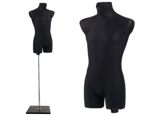 Pánske krajčírske figuríny s stehnom MDF Black R.38