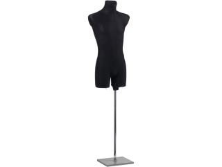 Mannequin na krajčírsky krajčír. Čierny obchod E1