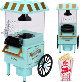 Stroj na výrobu popcornu - RETRO STROJ NA POPCORN BEZ TUKU 1200W LUND