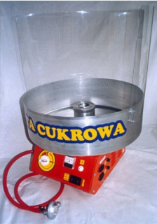 Stroj na cukrovú vatu - STROJ NA CUKROVINKU GAZ PB+12V/230V POĽSKO