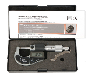 Mikrometer - Elektronický mikrometer 0-25 mmdeclAting súhlasu