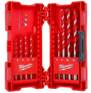 MILWAUKEE 4932471192 SADA VŔTAČOV DO BETÓNU 8 KS