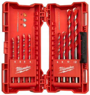 Vrták, zahlbovák - Milwaukee 4932471192 Sada cvičení pre betón 8el
