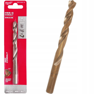 Kovová vŕtačka Milwaukee HSS-G Cobalt 10 mm