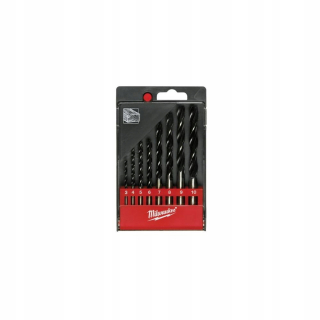 Vrták, zahlbovák - Vrták na drevo Milwaukee Wood Set 3-10 mm 8 ks.