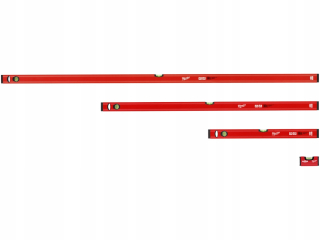 Vodováha - Milwaukee Level 10 60 120 180 cm set 4 ks.