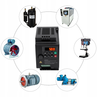 Mini VFD 380V menič 1,5 kW trojfázový 5.0a