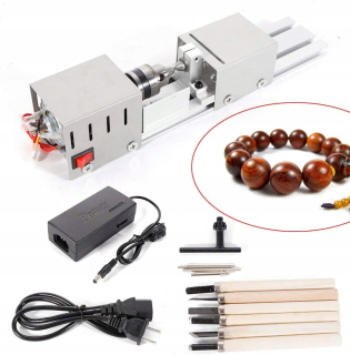 Sústruhy na drevo - Korálky s mini drevené korálky 100 W set