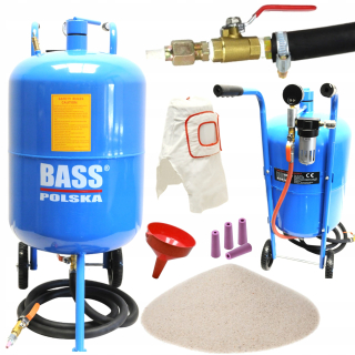 Pieskovačka - Mobilný SIPHON SANDBLASTER 80L + ArSive 25 kg