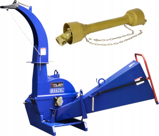 Štiepkovač dreva - Silný drevený čipper BX 62S + nože + wom
