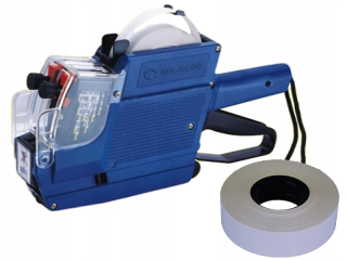 Etiketovacie kliešte - MOTEX MX-6600 Dvojitá hodnota štítka + atrament + značky