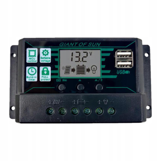 MPPT 20A-60A 12V/24V/5V regulátor panela