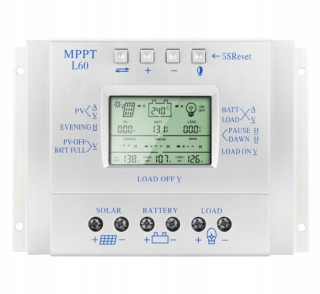 Solárny regulátor MPPT 12V/24V 60A