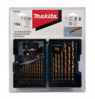 Makita D-67527 Vŕtačka 19ks B-67795 HSS