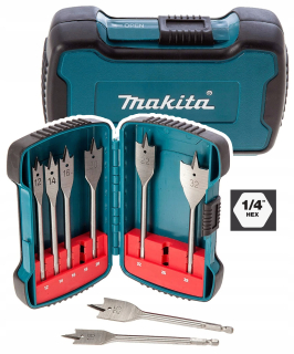 Makita P-52093 8ks rýľové vrtáky 12-32 mm