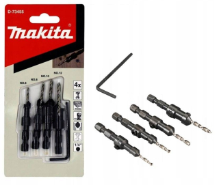 Vŕtačka dreva Makita s prehĺbením D-73455
