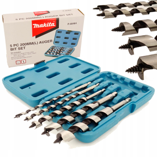 Makita sada vŕtania vŕtačky pre drevo 6-19 mm hex
