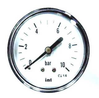 Tlakový rozchod 10 stĺpc 63 mm 1/4 "zadný axiálny 013