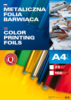 Kovová sfarbenie fólie Argo A4 Gold 25 PCS.