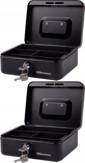 Trezor, sejf - Kovový rakva SJF kľúč 207x157x77mm x2