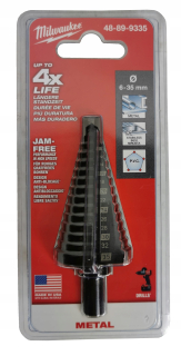 Milwaukee Conical Drill Postupný vianočný stromček 6-35